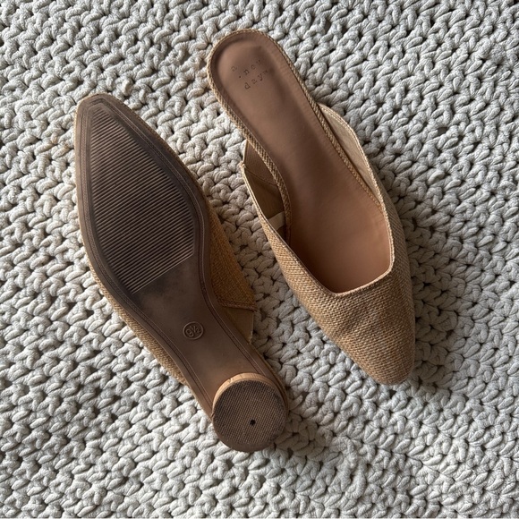 A New Day | Woven Beige Mandy Mules | Size 9.5 - Picture 2 of 4